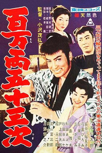 百万両五十三次 afişi