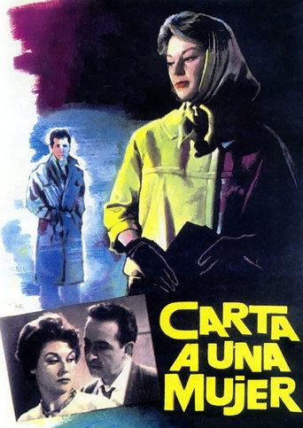Carta a una mujer afişi