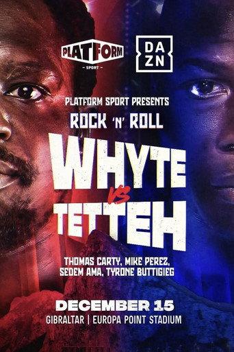 Dillian Whyte vs. Ebenezer Tetteh afişi
