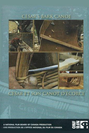 César et son canot d'écorce afişi