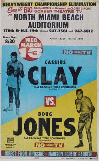 Cassius Clay vs. Doug Jones afişi