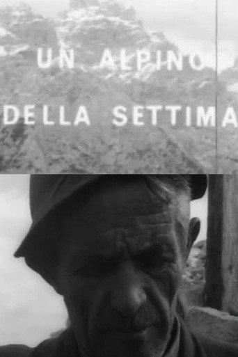 Un alpino della settima afişi