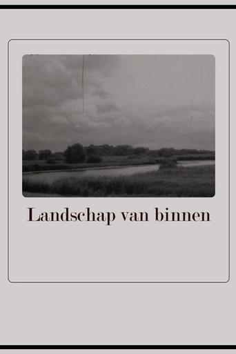 Landschap van binnen afişi