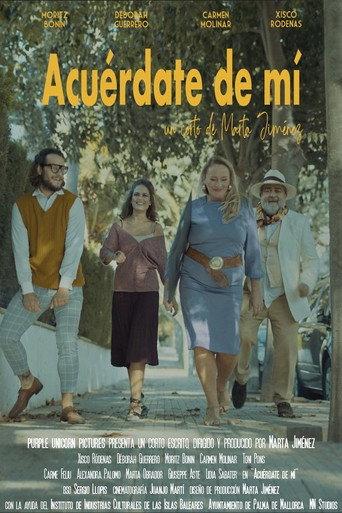 Acuérdate de mí afişi