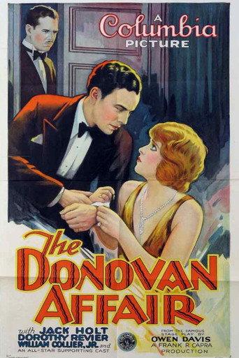 The Donovan Affair afişi