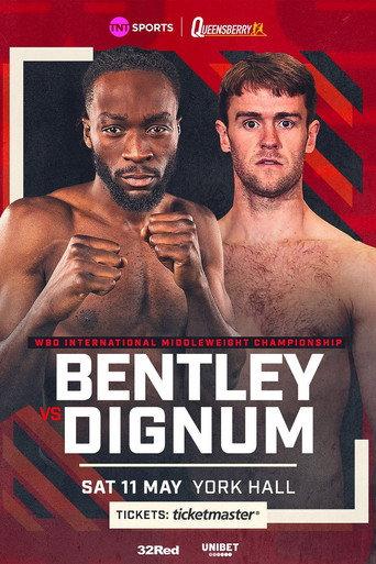 Denzel Bentley vs. Danny Dignum afişi