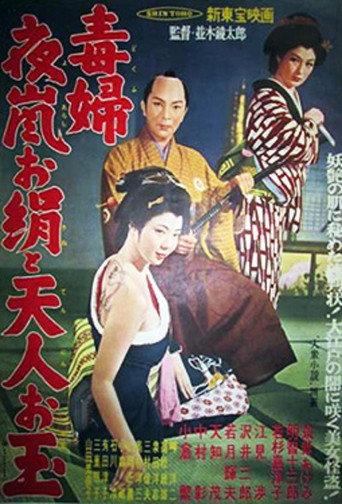 妖婦 夜嵐お絹と天人お玉 afişi