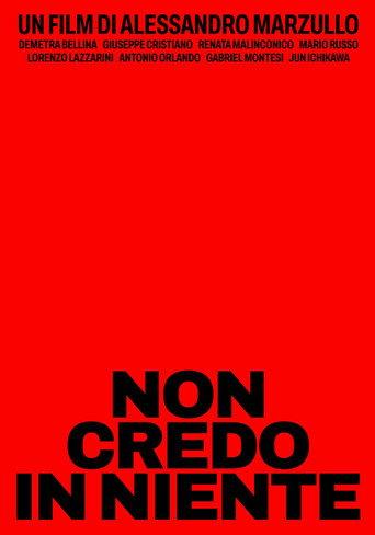 Non Credo In Niente afişi