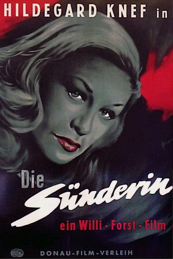 Die Sünderin afişi