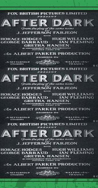 After Dark afişi
