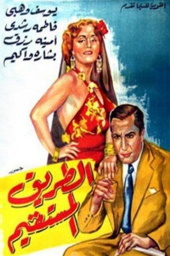 الطريق المستقيم afişi