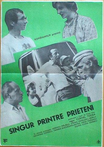 Singur printre prieteni afişi