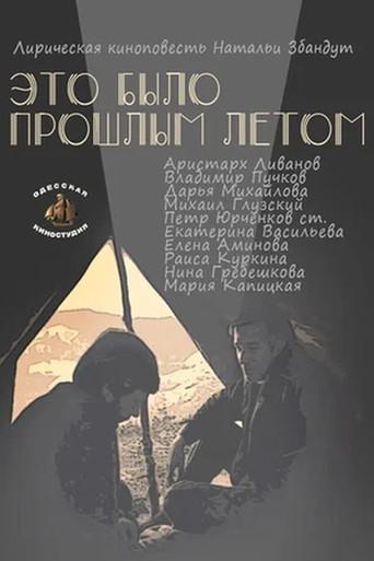Это было прошлым летом afişi