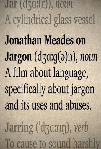 Jonathan Meades on Jargon afişi
