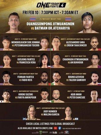 ONE Friday Fights 4: Duangsompong vs. Batman afişi