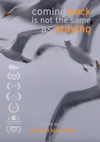 Coming back is not the same as staying afişi